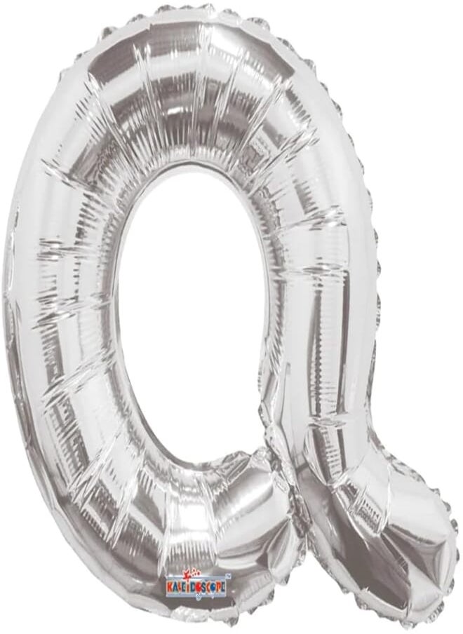 Mayflower Products - Balloons - 14" Shaped Letter Silver - Q - Image 1