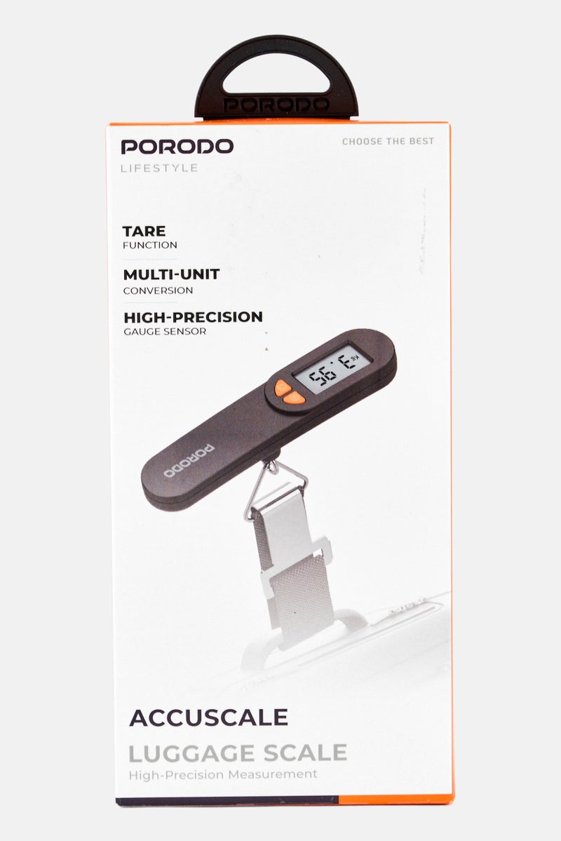 porodo Luggage Scale, Black - Image 1