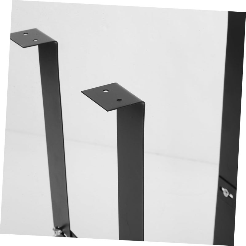 Under Desk CPU Mount Bracket Computer Tower Holder Stand Organizer Black - Image 4