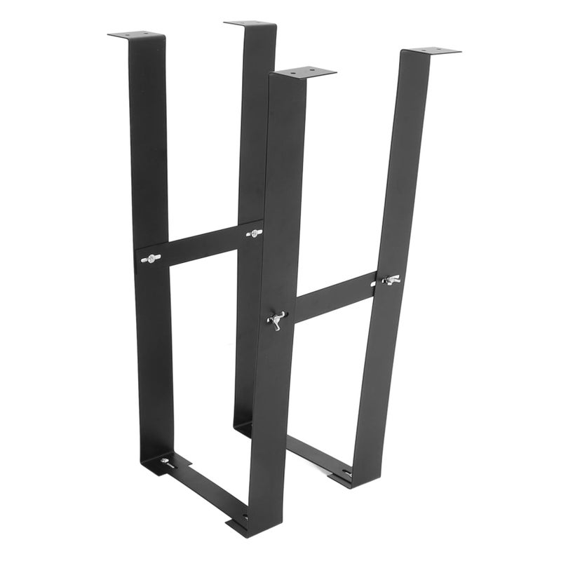 Under Desk CPU Mount Bracket Computer Tower Holder Stand Organizer Black - Image 2