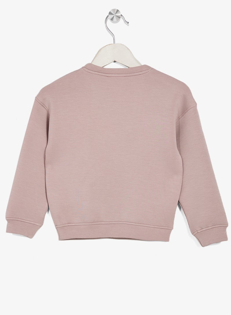 GUESS Kids Graphic Crew Neck Sweatshirt - Image 2