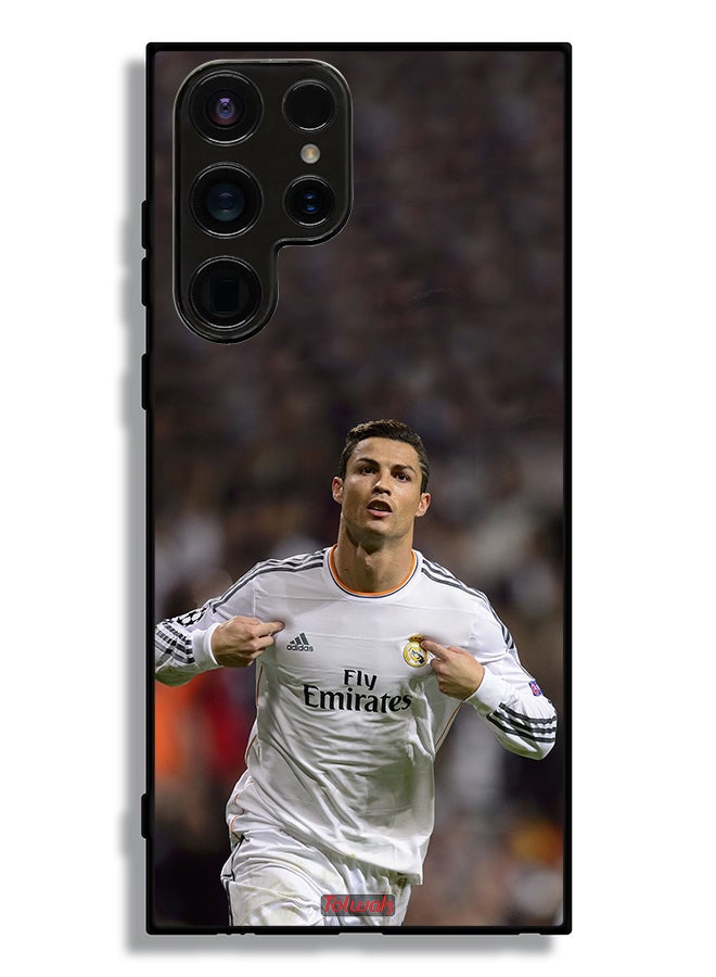 Tolwak Samsung Galaxy S23 Ultra 5G Protective Case Cover Cristiano Ronaldo - Image 3