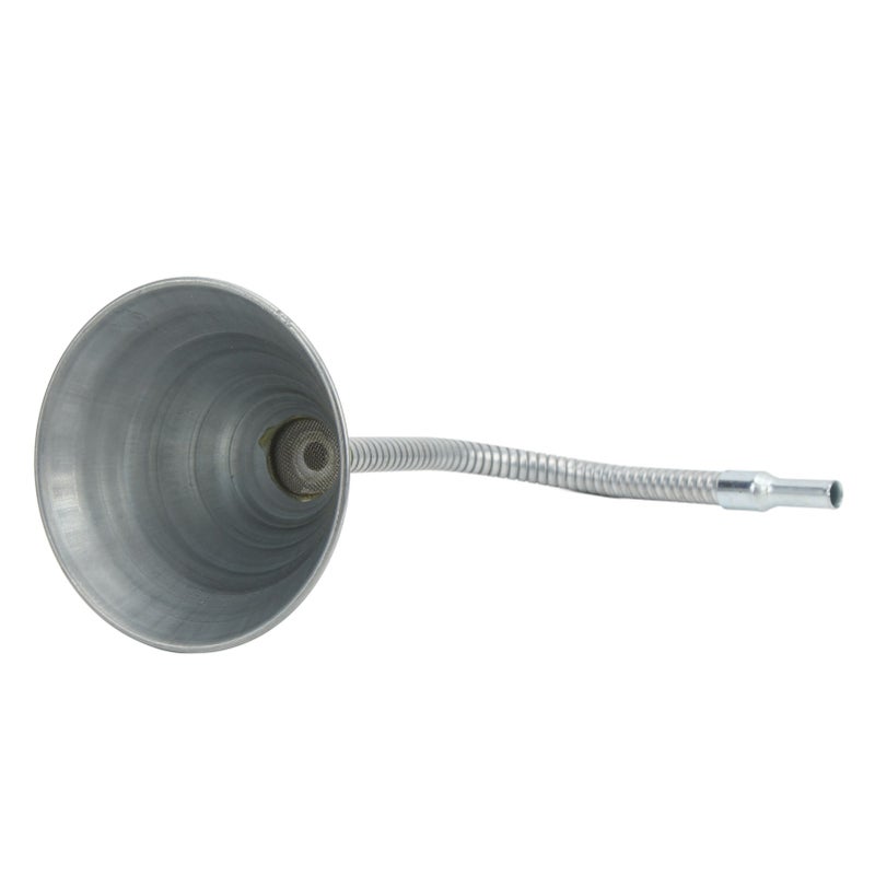 Universal Priming Funnel Carbon Steel Spout Funnel with 330mm/12.99in Flexible Hose for Cars Motorcycles Trucks - Image 1