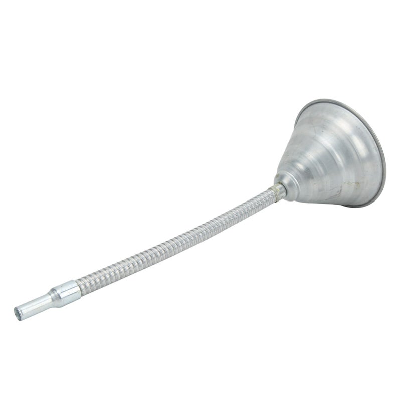 Universal Priming Funnel Carbon Steel Spout Funnel with 330mm/12.99in Flexible Hose for Cars Motorcycles Trucks - Image 3