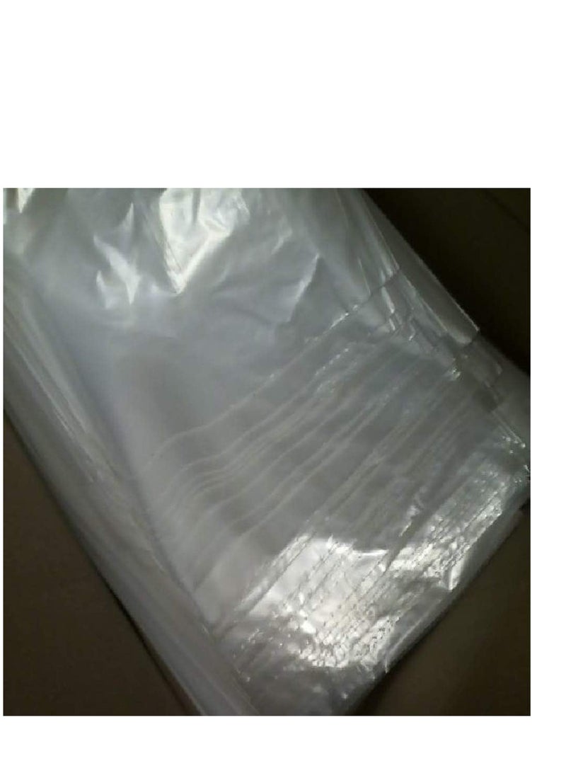 Terabyte أكياس قمامة شفافة 90x110، 70 جالون أكياس قمامة قابلة للتحلل لعلب المطبخ أكياس قمامة مريحة للاستخدام المنزلي ومكتب القمامة أكياس تسوق أكياس بلاستيكية - عبوة مكونة من 50 قطعة. - Image 5