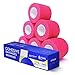 RISEN Cohesive Bandage 2 x 5 Yards 6 Rolls Self Adherent Wrap Medical Tape Adhesive Flexible Breathable First Aid Gauze Ideal for Stretch Athletic - Image 1