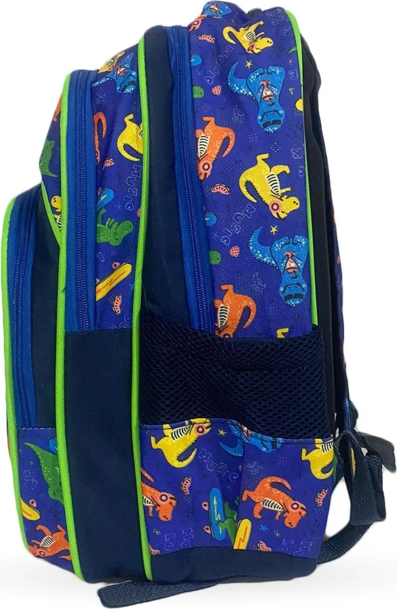 Masho Trend Lacis Dino School Bag + Nutrition - Dinosaur Bag Boys Primary School Bag Dinosaur Bag