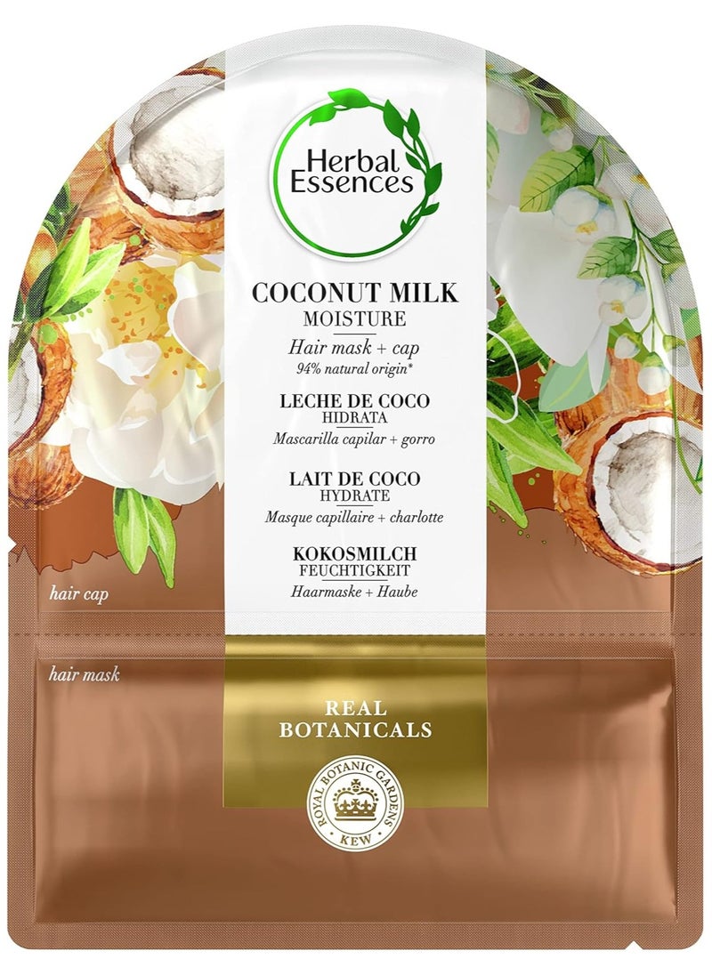 Herbal Essences - Deep Moisturizing Hair Mask & Cap With Coconut Milk, 20Ml - Image 1