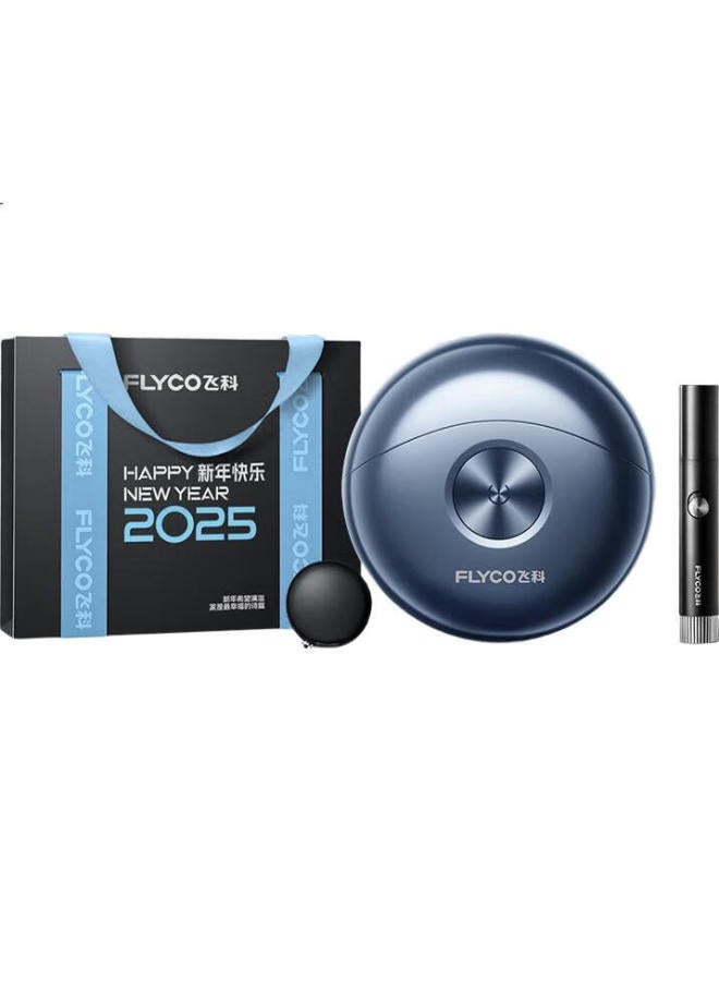 Flyco Men'S Electric Shaver Shaving Razor Beard Trimmer Wet And Dry Dual Blade Birthday Valentine'S Day Boyfriend Gift For Husband Fs891-Christmas Gift Box (With Nose Hair Trimmer) - Image 2