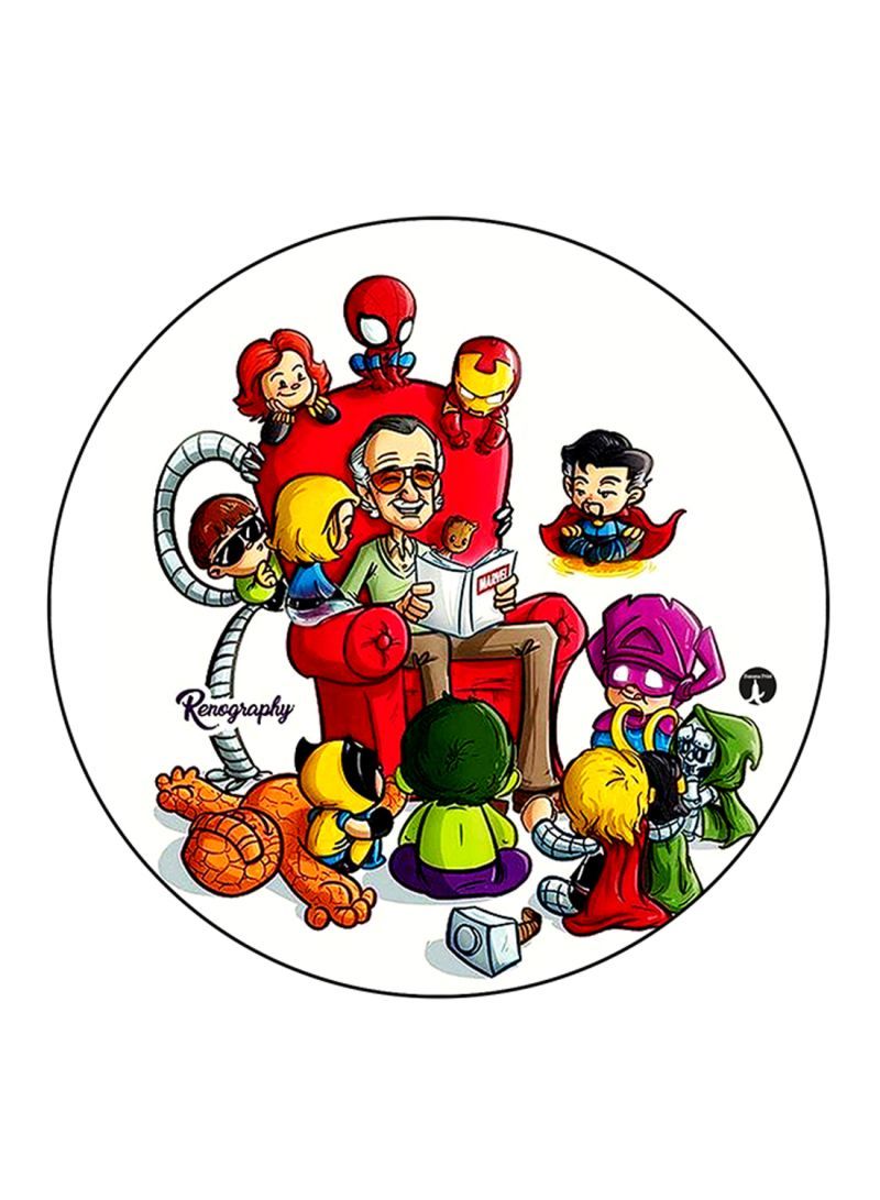 RKN Superheroes Printed Fridge Magnet  Multicolour - Image 2