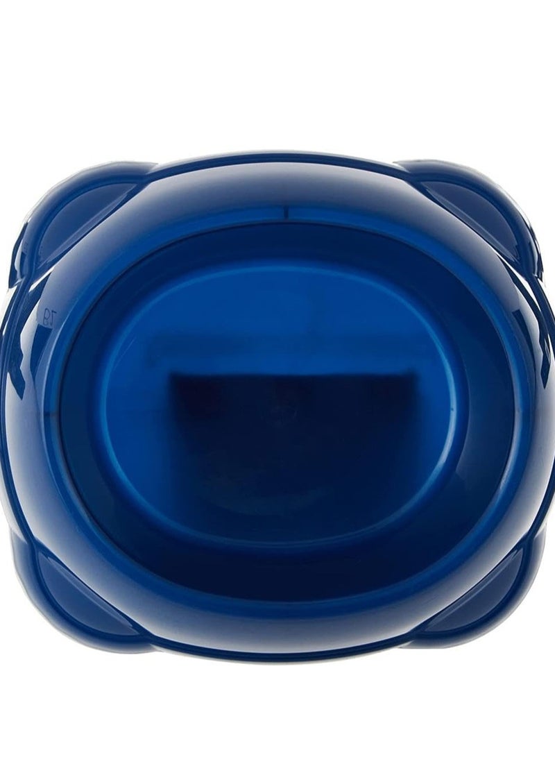 Moderna Smarty Bowl for Pets, Food & Water Dish | Compact & Durable | S-350ML | Blue - Image 3
