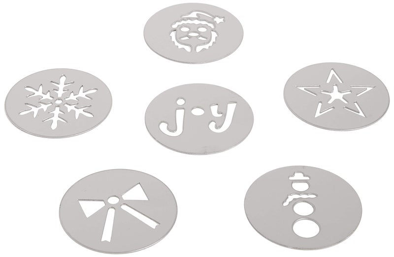 OXO Good Grips Cookie Press Holiday Disk Set, Metallic - Image 2