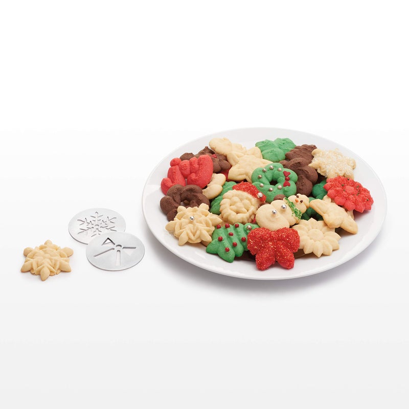 OXO Good Grips Cookie Press Holiday Disk Set, Metallic - Image 5