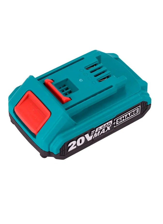 TOTAL TOTAL Lithium 20V Battery Pack – 2.0Ah Lithium-Ion, LED Power Indicator, Compatible with P20S Series Tools, Long-Lasting Rechargeable Battery for Power Tools  - Image 2
