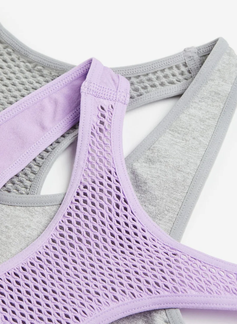 H&M Kids 2 Pack Seamless Short Tops