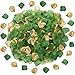 Cindeer 1800 Premium Silk Flower Petals for Weddings Baby Showers Home Decoration Green Gold Turquoise - Image 3