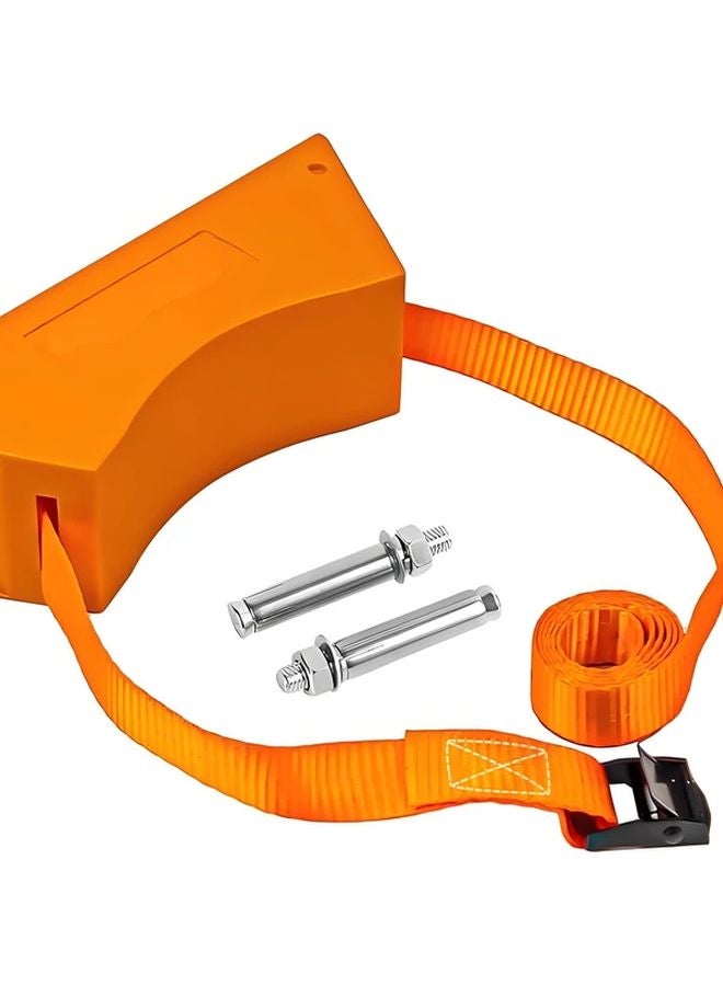 حامل خزان مياه الصرف الصحي البرتقالي المحمول من ABS لمقطورات السفر والتخييم - Image 1