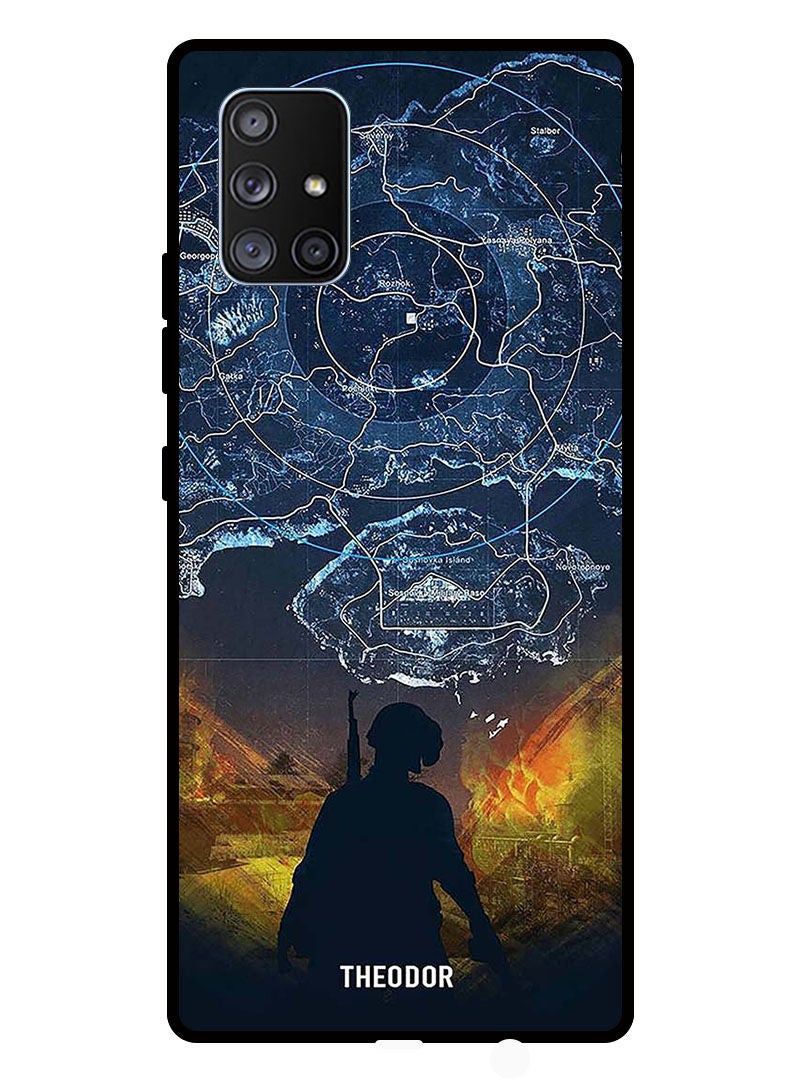 Theodor Protective Case Anti ScratchShockproof Cover For Samsung A71 5G Pubgy Map - Image 1