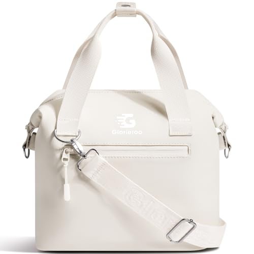 GLORIEROO Pastel Lunch Box Women Insulated Soft Waterproof Leakproof Lunch Bag Cooler Adjustable Strap BPAFree - Image 1
