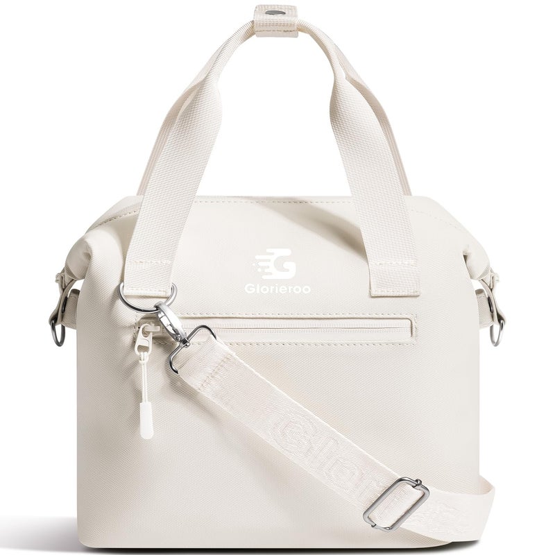 GLORIEROO Pastel Lunch Box Women Insulated Soft Waterproof Leakproof Lunch Bag Cooler Adjustable Strap BPAFree - Image 2