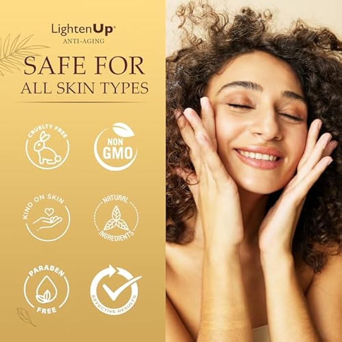 OMIC LIGHTEN-UP Lighten-Up Collagen Cream for Face - 1 fl oz / 30 ml - Antiaging, Fine Lines and Neck, Moisturizing and Hydrating Creams, Age Spots, with Hyaluronic Acid, for Women and Men - Image 4