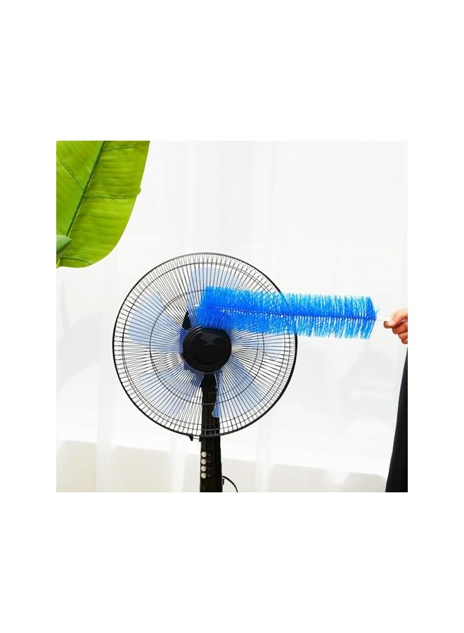 erorex 4-Pack Bendable Cobweb Duster with Microfiber Heads | Plastic Handle Reusable Dust Cleaner for Ceiling Fans, AC Units, Car Vents & Home Shutters | Flexible Interior Cleaning Tool for Hard-to-Reach Are - Image 3