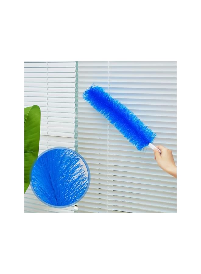 erorex 4-Pack Bendable Cobweb Duster with Microfiber Heads | Plastic Handle Reusable Dust Cleaner for Ceiling Fans, AC Units, Car Vents & Home Shutters | Flexible Interior Cleaning Tool for Hard-to-Reach Are - Image 4