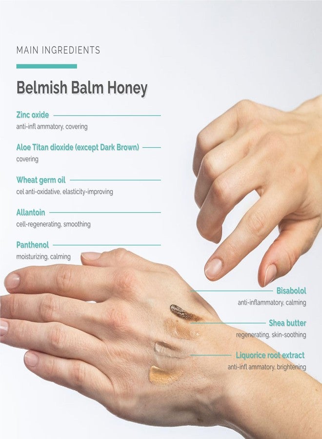 Schrammek Blemish Balm Honey - Covering Special Care for Irritated, Reddened & Impure Skin - The Original since 1967 - BB Cream - Tinted Face Moisturizer - Facial Skin Care - Dr Schrammek - Image 3