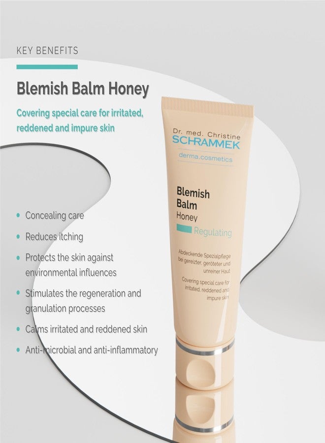Schrammek Blemish Balm Honey - Covering Special Care for Irritated, Reddened & Impure Skin - The Original since 1967 - BB Cream - Tinted Face Moisturizer - Facial Skin Care - Dr Schrammek - Image 2