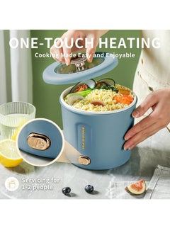 1L Mini Ramen Cooker, 450W Rapid Noodles Cooker, Multifunctional Electric Pot for Cooking Pasta, Egg, Soup, Portable Pot with Over-Heating Protection for Dorm, Office, Travel (Blue) - pzsku/Z2FAA694AD6BEAAD5DADAZ/45/_/1719312923/876e3d0f-602e-4feb-9e89-adee4d40adb0