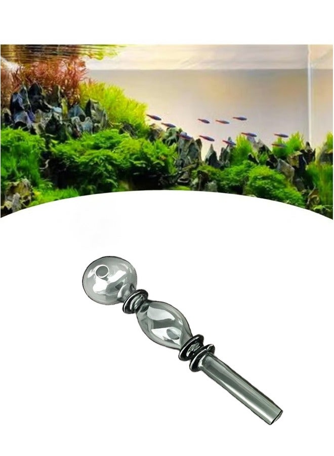 1Pcs Glass Mini inflow Pipe,Inflow Pipe Water PumpAquarium FilterTubing  - Image 1