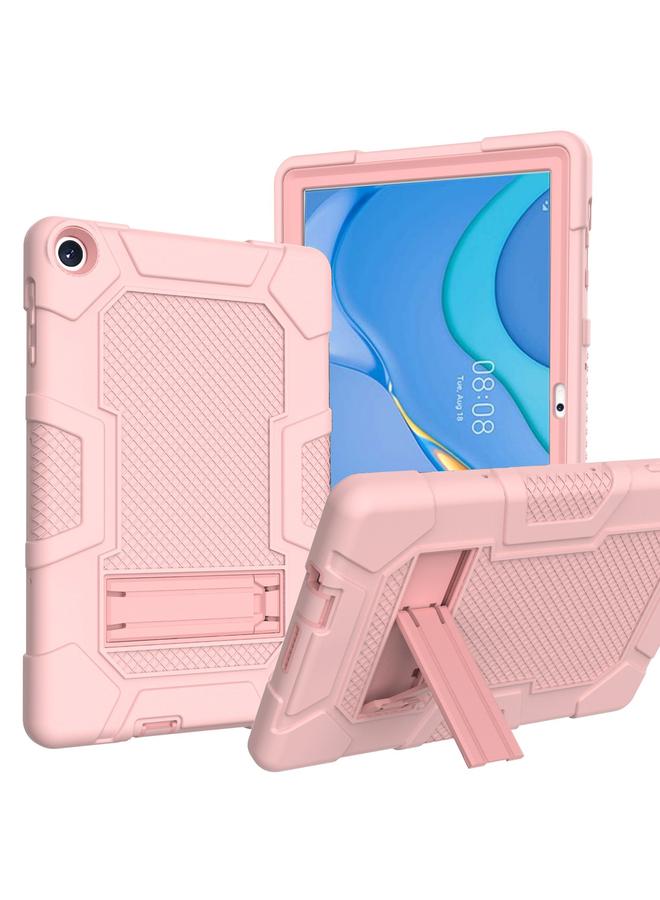 زبون جراب لهاتف Huawei MatePad T 10s / T10 بلون متباين Robot B3 جراب هجين من السيليكون للكمبيوتر اللوحي مع حامل - Image 1