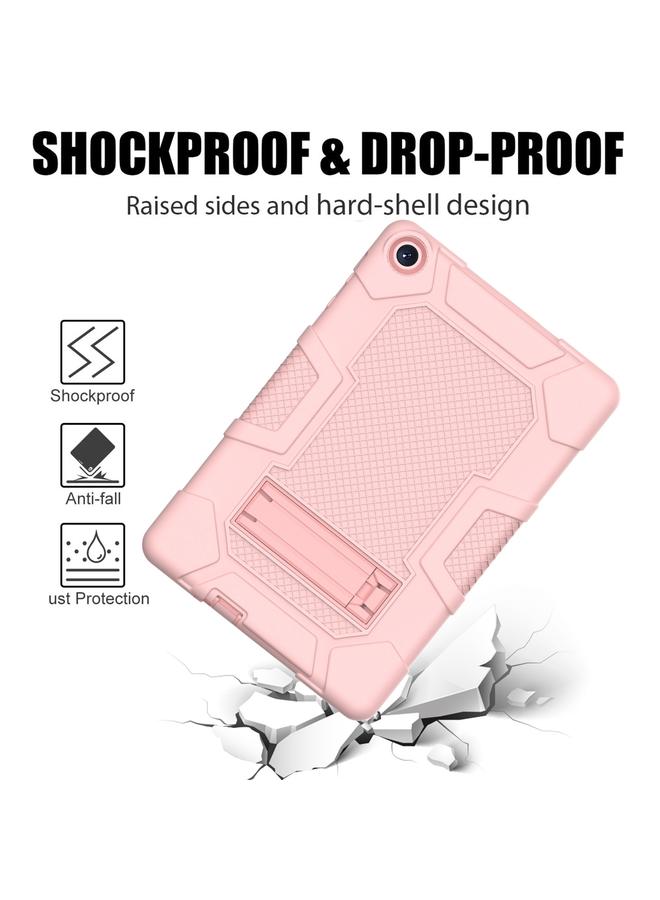 زبون جراب لهاتف Huawei MatePad T 10s / T10 بلون متباين Robot B3 جراب هجين من السيليكون للكمبيوتر اللوحي مع حامل - Image 5