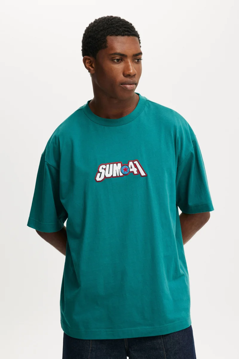كوتون اون Box Fit Premium Music T-Shirt