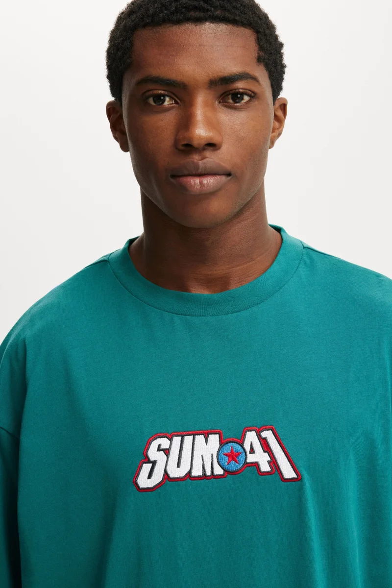 كوتون اون Box Fit Premium Music T-Shirt