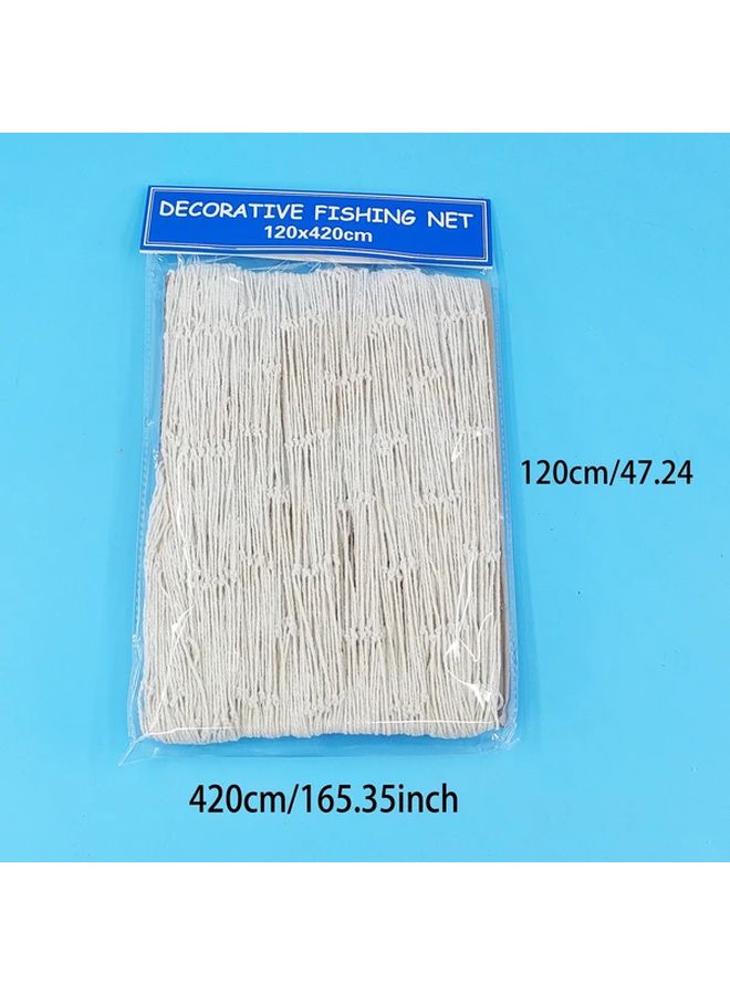 ديكور حفلة شبكة السمك الطبيعية 100x150 سم خلفية قراصنة هاواي موضوع بحري دعائم ديكور المنزل - Image 5