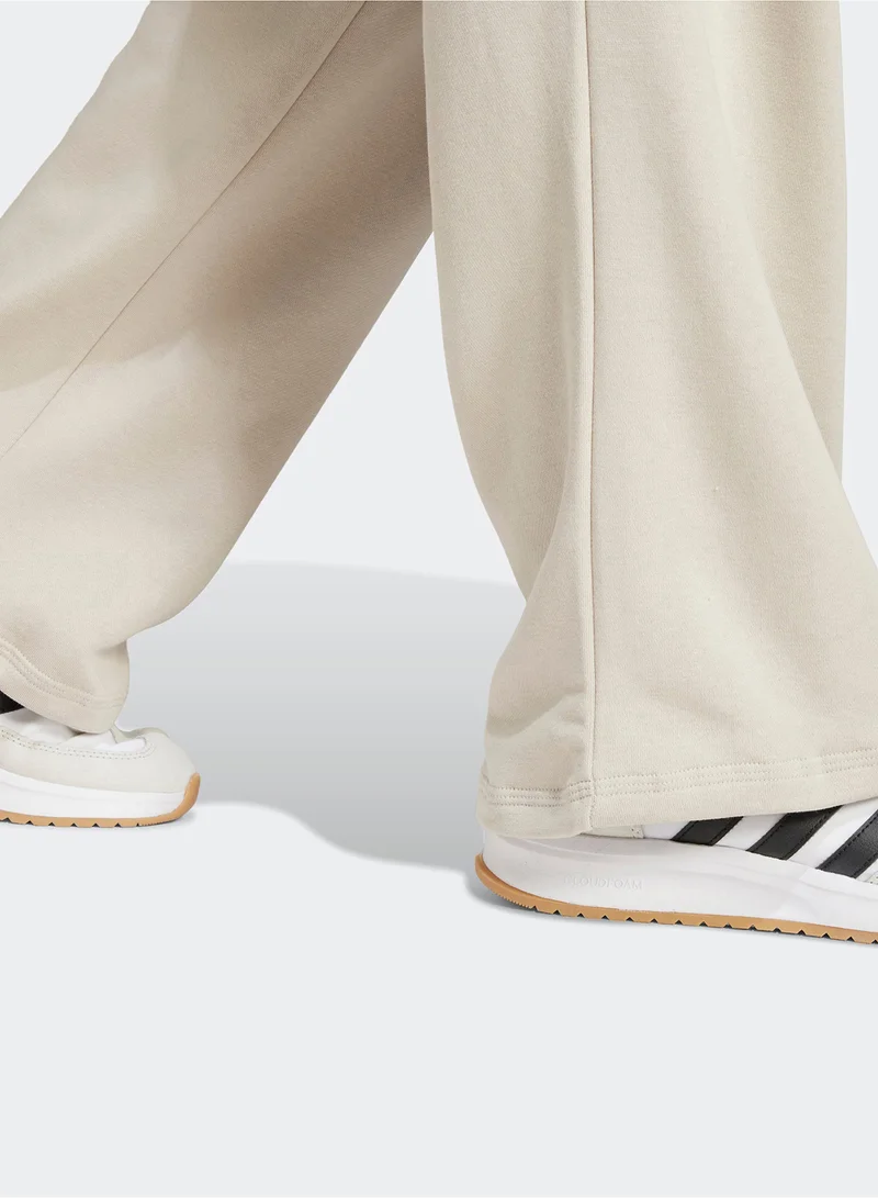Adidas Essential Small Logo Feel Cozy Open Hem Joggers