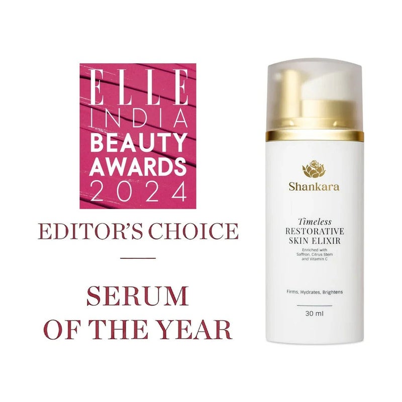 Shankara Timeless Restorative Skin Elixir - 30 ml | Brightening & Hydrating Face Elixir - Image 2