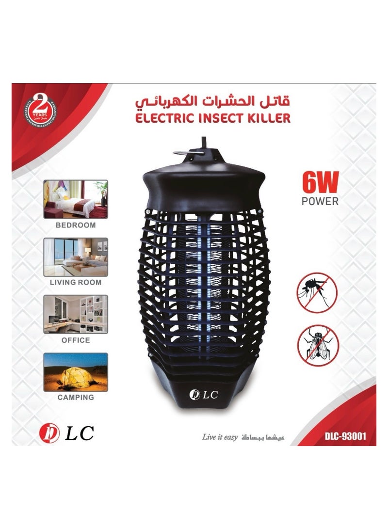 DLC Flying Insects Killer The Best Bugg Zapper Mosquitos And Flys Trap Indoor And Outdoor Use Kills Flying Insects With 6w UV Light And 3800V Electric Shock - Image 1