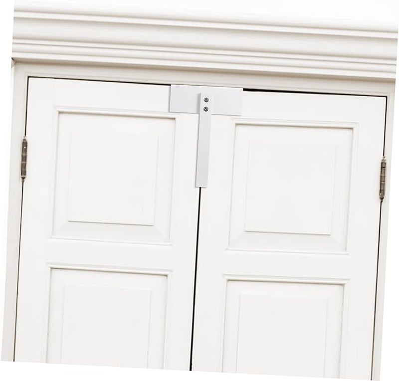 Stainless Steel Bifold Door Lock Easy Install Security Latch For French Closet Doors - Image 5