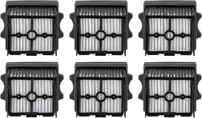 BRUVISH (6 Pack) S5 Combo Replacement HEPA Filters for Tineco Floor One S9 Artist Pro, Floor One S5 Combo, Stretch S6, Switch S6 Wet and Dry Vacuum Cleaner, Filters Accessories, Upright Filters, Vacuum Filter - Image 1