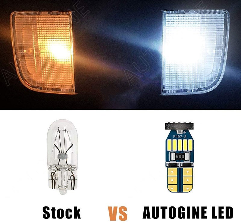 AUTOGINE طقم مصابيح LED داخلية بيضاء AUTOGINE لسيارة فورد إكسبلورر 2002 2003 2004 2005 2006 2007 2008 2009 2010، سطوع فائق 6000K، طقم مصابيح LED داخلية + أداة تركيب - Image 2