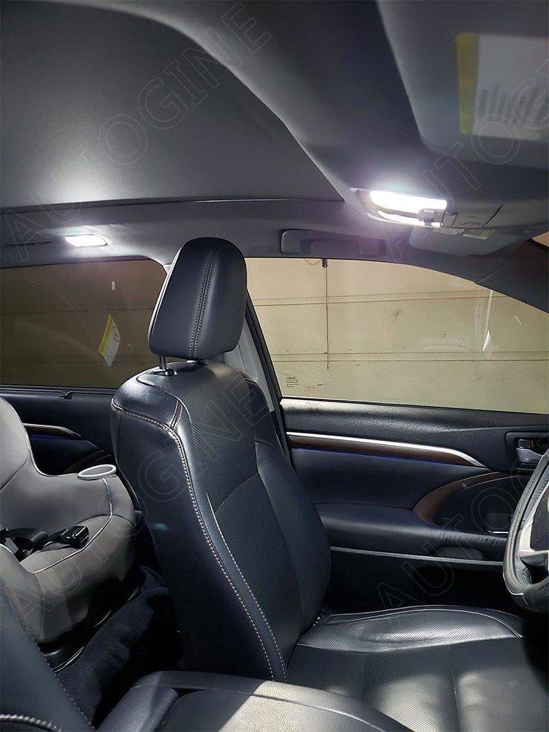 AUTOGINE طقم مصابيح LED داخلية بيضاء AUTOGINE لسيارة فورد إكسبلورر 2002 2003 2004 2005 2006 2007 2008 2009 2010، سطوع فائق 6000K، طقم مصابيح LED داخلية + أداة تركيب - Image 4