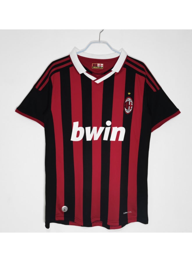 2009/10 Season Ac Milan Home Retro Football Jersey - Image 1