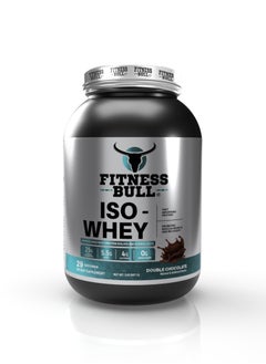 ISO-Whey Double Chocolate Ultra Filtered Whey Protein Isolate and Hydrolysate Fast Absorbing Protein Promoted Muscle Growth and Recovery Dietary Supplement 29 Servings 907 g