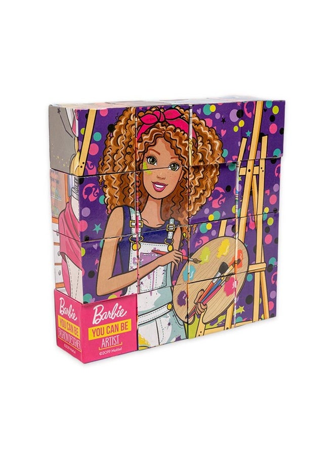 RATNA'S RATNA'S Barbie 6 in 1 Career Oriented Picture Blocks for Girls.  - Image 3