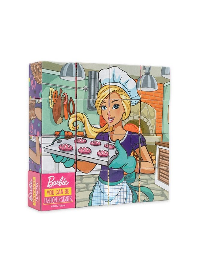 RATNA'S RATNA'S Barbie 6 in 1 Career Oriented Picture Blocks for Girls.  - Image 2