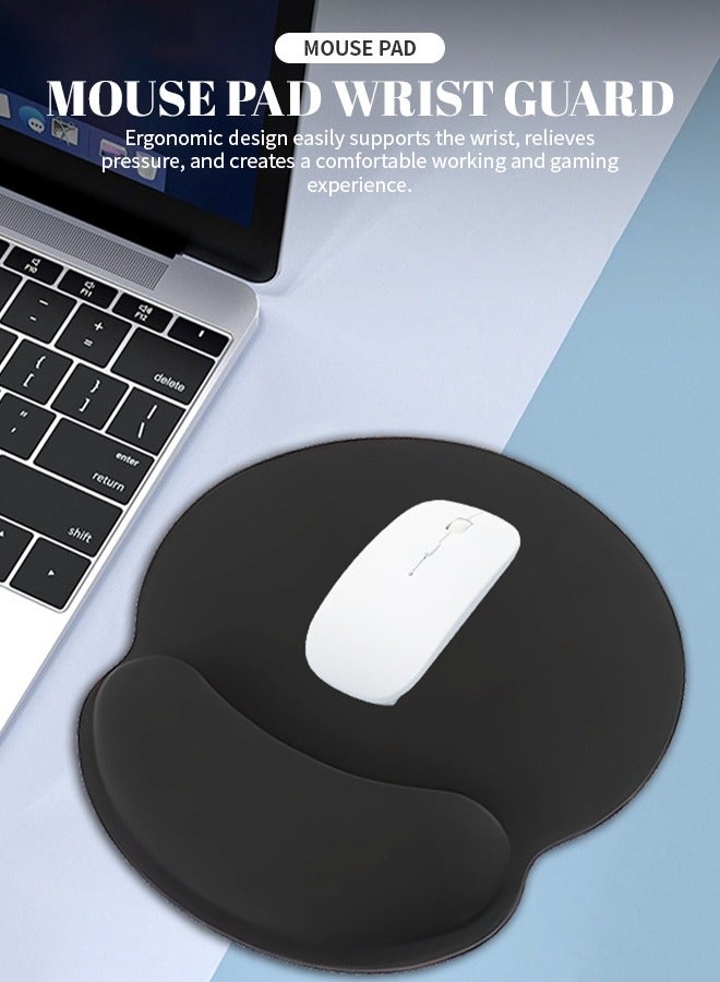 Keyboard/Mouse Wrist Rest Set With Non-Slip Keyboard Wrist Pad And Soft Palm Rest To Relieve Wrist Pain During Work And Gaming - Image 2