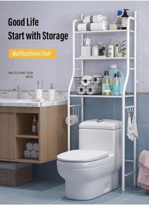 Over Toilet Storage Rack 3-tier Toilet Shelf Over Commode Stand