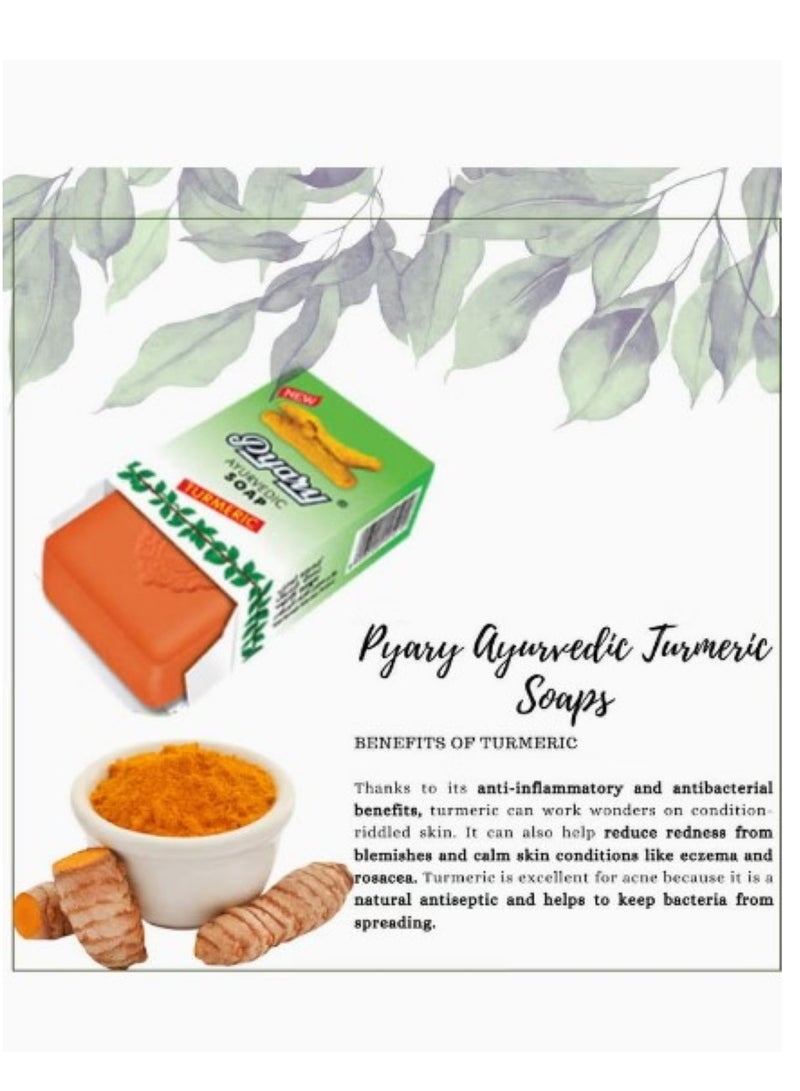Pyary 2-Pack Ayurvedic Turmeric Soap - Image 4